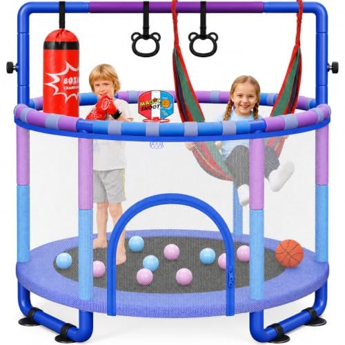 Yohood 55" Trampoline for Kids with Enclosure Deal