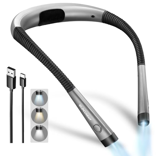 Glocusent Bendable Neck Reading Light 80-hr Deal