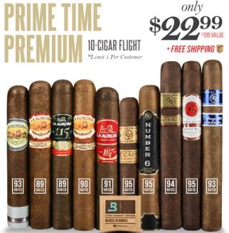 Prime Time Premium 10-Cigar Flight