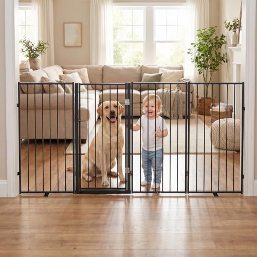 4-Panel Pet Dog Gate