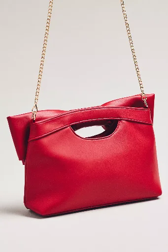 Anthropologie Cutout Handle Bow Clutch Deal