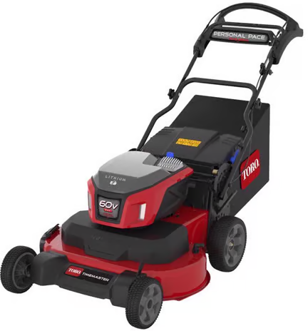 Toro eTimeMaster 30 in. 60 V Battery Self-Propelled Lawn Mower Kit Deal