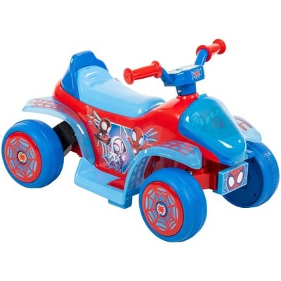 Huffy Spidey and His Amazing Friends 6V Battery Ride-On Quad Deal