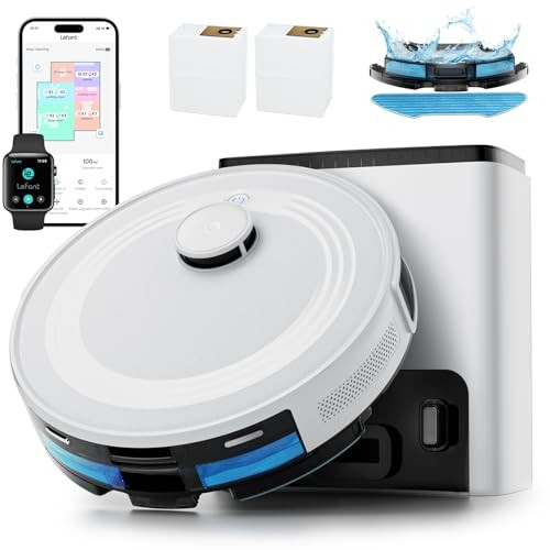 Lefant LiDAR Robot Vacuum and Mop with 45-Day Self-Emptying
