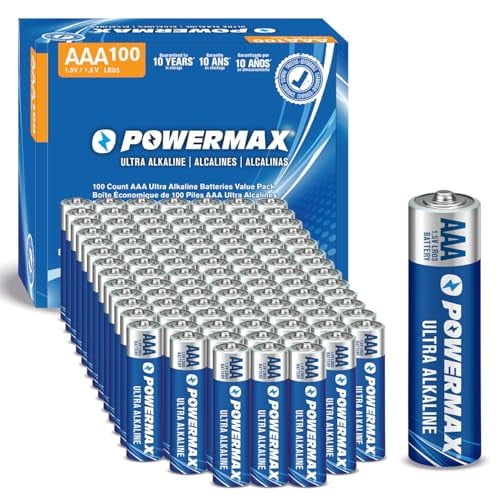 Powermax AAA Alkaline Batteries 100-Count Deal