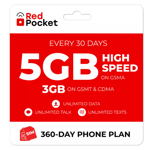 Red Pocket Prepaid Plan