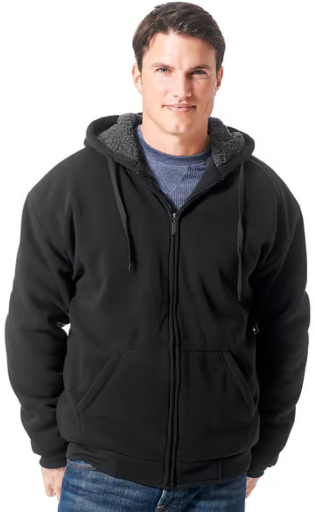 Architect Jean Co. Men's Sherpa Lined Hooded Jacket Deal
