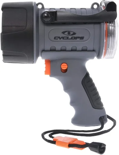 Cyclops Denali 3000 Lumen Waterproof Rechargeable Handheld Spotlight/Floodlight/Lantern