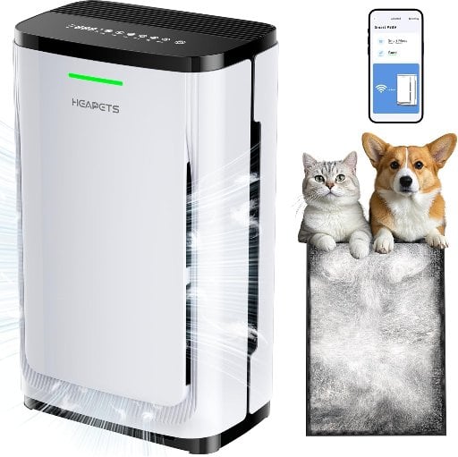 HEAPETS Pet Air Purifier for Large Home 4200 sq ft