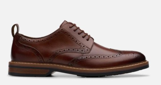 Clarks Aldwin Limit Dress Shoe in Brown Leather Deal