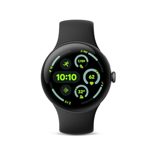 Google Pixel Watch 3 45mm LTE Matte Black Aluminum Case - Obsidian Band Deal