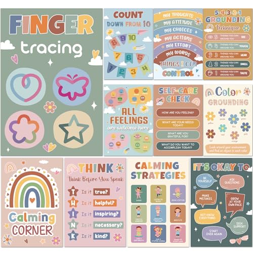 12-Piece Calming Corner Posters Set Deal