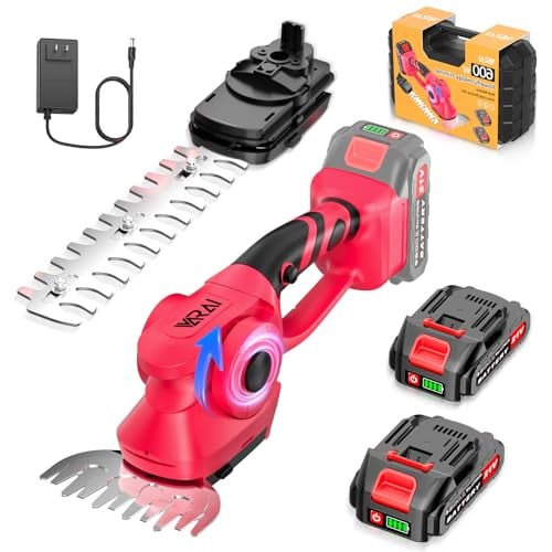2-in-1 600W Cordless Hedge Trimmer Deal