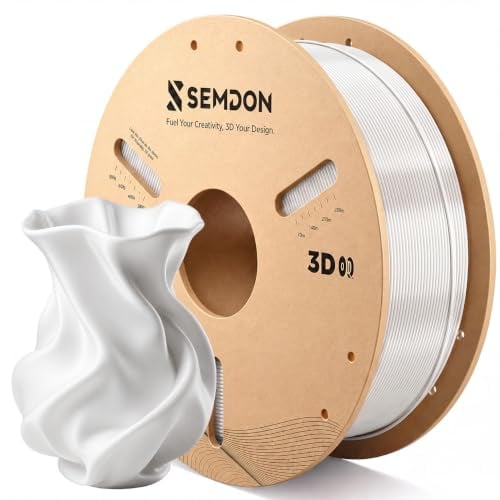 Silk White PLA 1.75mm Filament 1kg Spool