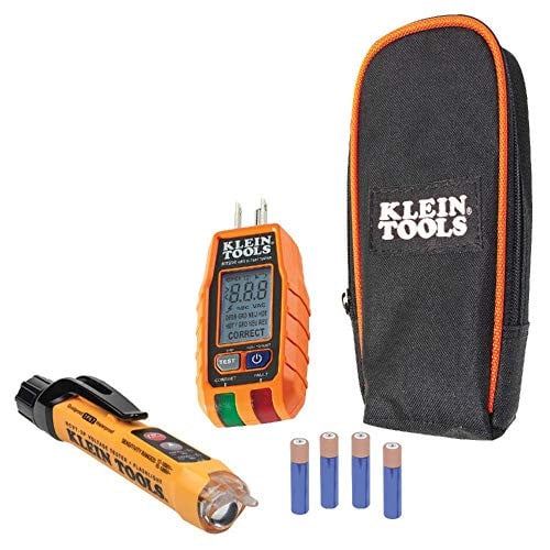 Klein Tools Premium Dual-Range NCVT and GFCI Receptacle Tester Electrical Test Kit Deal