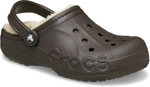 Crocs Baya Lined Clogs Brown Unisex Deal