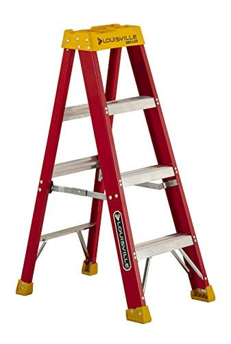Louisville Ladder 4-Foot Fiberglass Step Ladder, 300-Pound Load Capacity Deal