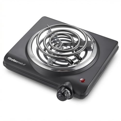 Elite Gourmet ESB100B Single Coiled Burner Electric Hot Plate Deal