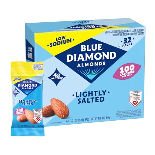 32-Pack 0.6-Oz Blue Diamond Almonds Lightly Salted
