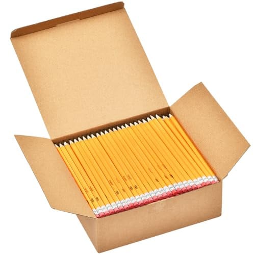Madisi Wood-Cased #2 HB Pencils, Yellow, Pre-sharpened, 240 Count Deal