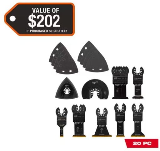 Milwaukee Oscillating Multi-Tool Blade Kit (20-Piece) Deal