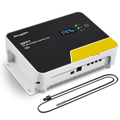 BougeRV 40 Amp MPPT Solar Charge Controller w/ App Control