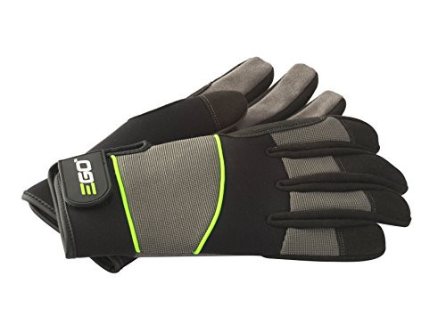 EGO POWER+ Durable Synthetic Work Gloves with Reinforced Protection, Medium