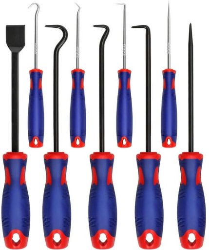 WORKPRO 9Pcs Precision Pick & Hook Set