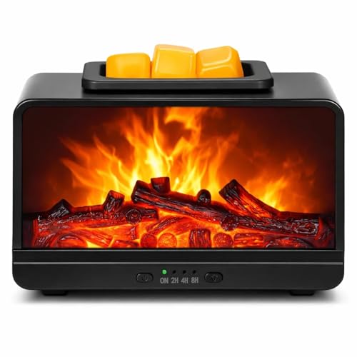 Flame Fireplace Wax Melt Warmer
