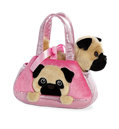 Aurora Pet Carrier 7" Peek-A Boo Pug