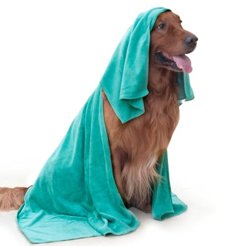 JETOG Ultra-Soft & Absorbent Pet Bath Towels 2-Pack