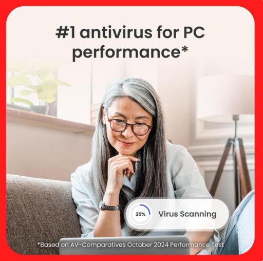McAfee Total Protection Antivirus (1 Device, 1-Year Subscription)