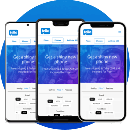 Tello Mobile Unlimited Talk, Text + 50GB High-Speed Data 3-Months Deal