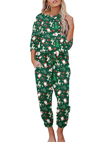 Ekouaer Long Sleeve Soft Pajamas Sets