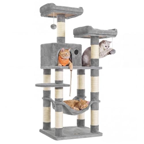 Feandrea Cat Tree 55.8-Inch Large Cat Tower Deal