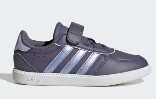 Adidas Kids' Breaknet Sleek Shoes (Violet)