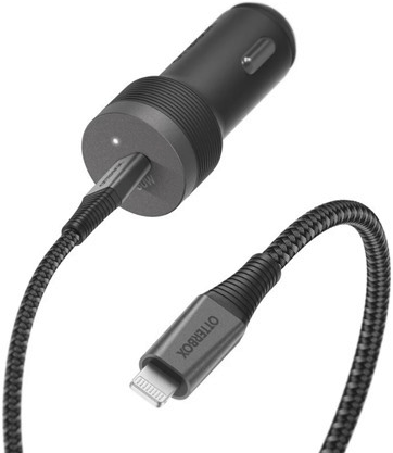 Otterbox 30W Premium Pro Fast Charge Lightning to USB-C Car Charging Kit