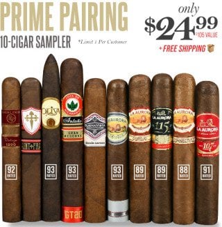 Prime Pairing 10-Cigar Sampler