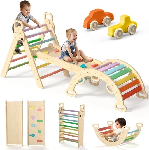 Pikler Triangle Set with Safe Handle 7-in-1 Deal