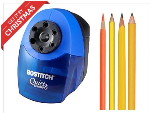Bostitch QuietSharp 6 Electric Pencil Sharpener