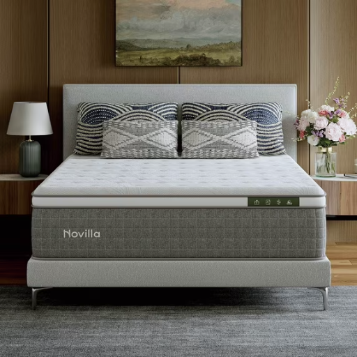 Novilla Vela 12 inch Cooling Gel Hybrid Mattress - Queen