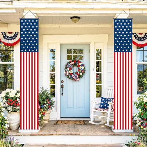 American Flag Banners 2-Pack