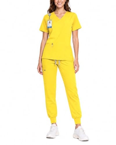 Scrubs Medical Uniforms Top and Jogger Pants 