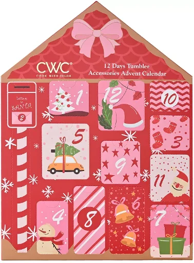 Cook With Color 12-Compartment Advent Calendar Puzzle Box