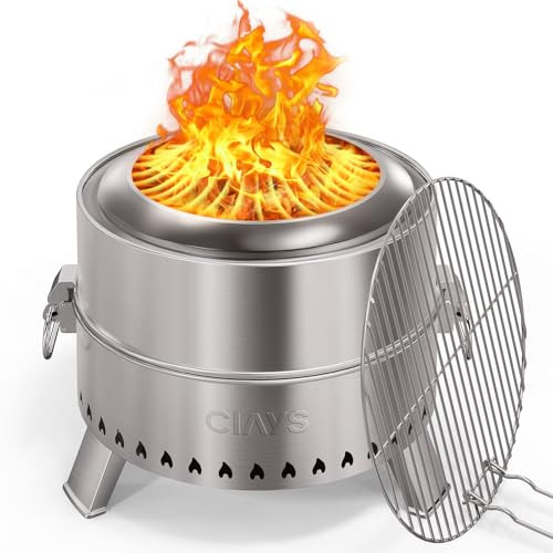 Ciays Smokeless Firepit 17 Inch