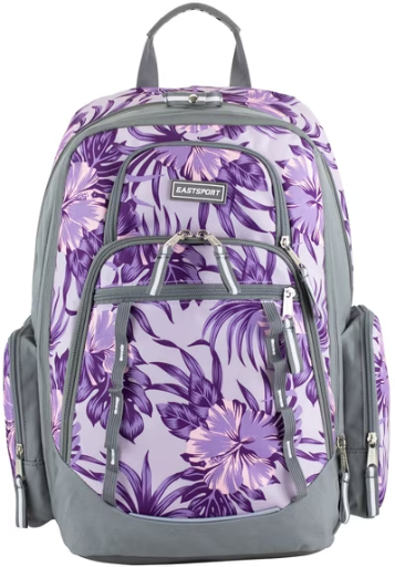 Eastsport Diamond Expandable Recycled Backpack (Hibiscus Edge)