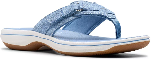 Clarks Women's Breeze Sea Cloudstepper Flip Flops