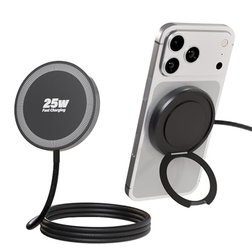 Magnetic Wireless iPhone Charger 6.6FT 25W with Kickstand Deal