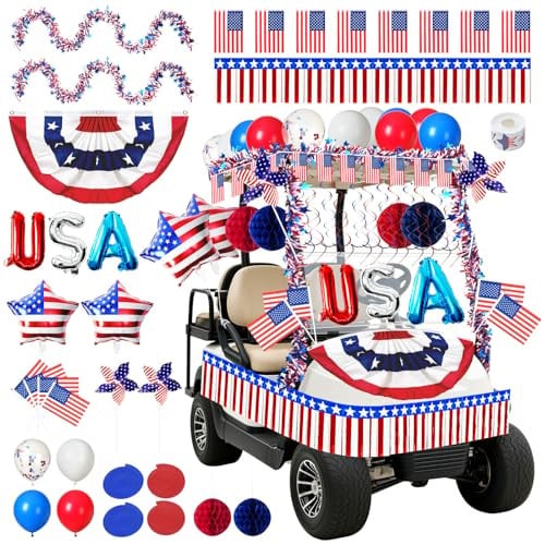 46 Pcs Patriotic Parade Decor Kit Deal