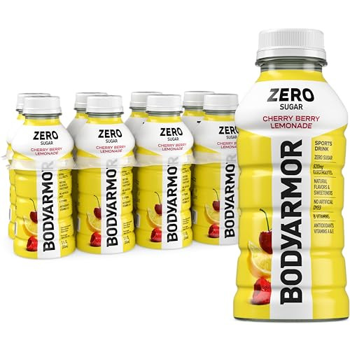 BODYARMOR ZERO Sugar Cherry Berry Lemonade Electrolyte Drink 8-Pack